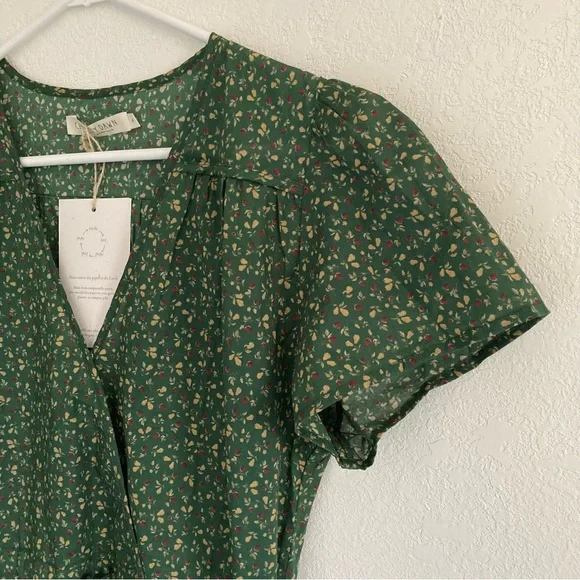 NWT Christy Dawn, Dawn Dress in Moss Pear, size M - Picture 5 of 5